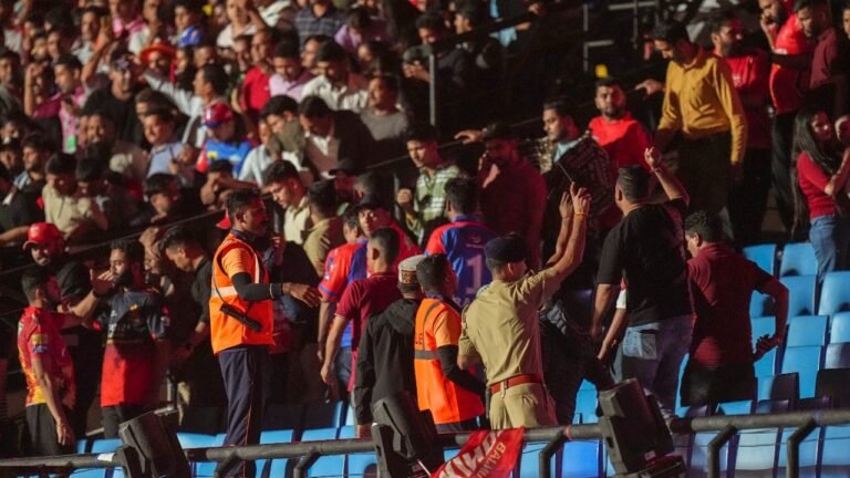 Evacuation without panic: As fans left Dharamsala Stadium after IPL coincided