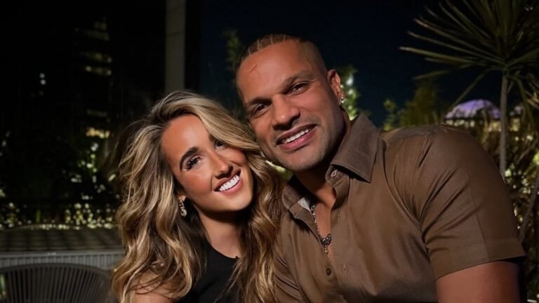 Shikhar Dhawan confirms a relationship with girlfriend Sophie Shine in Insta Post