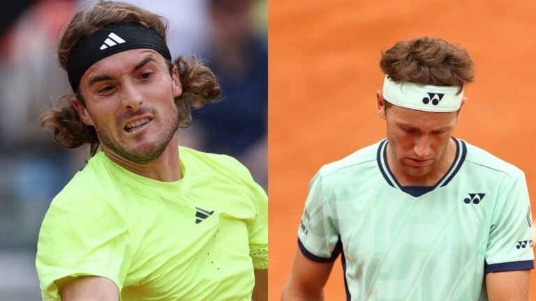 French Open: Great upset like Stefanos Titsipas and Casper Ru shocked in the 2nd round in the 2nd round shocked