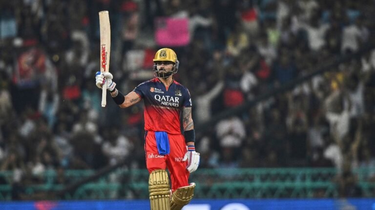 LSG vs RCB: Virat Kohli overtakes David Warner for most of the 1950s in the history of IPL