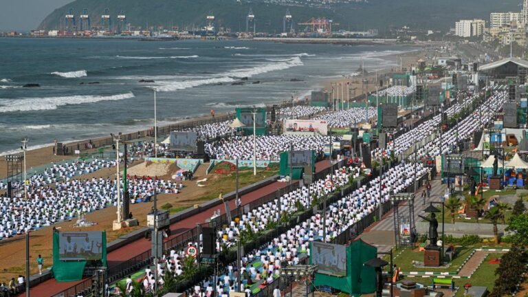 Enthusiasm indicates International Yoga Day in Andhra Pradesh