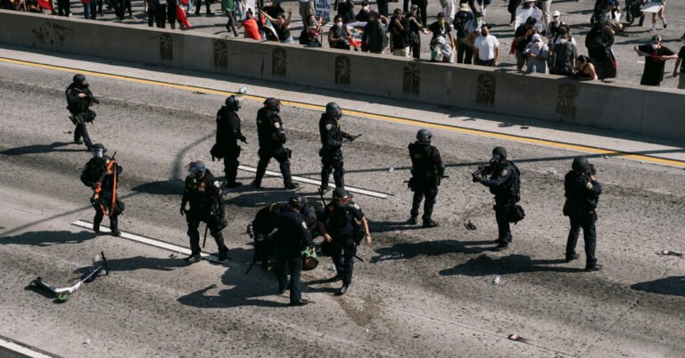 In the middle of La protests, conspiracy theories and fake pictures, they spread online