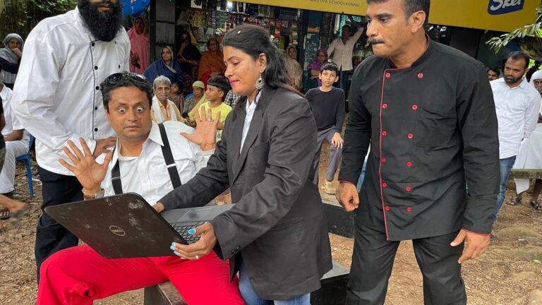 UDF is trying selfie to connect with the locals in Nilambur