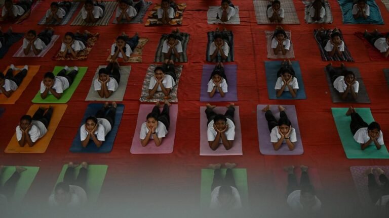 Seniors, Children participate in Yoga Day events that take place in Kochi
