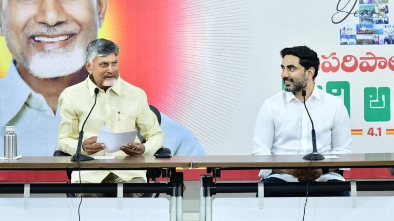 Naidu launches ‘Talliki Vandanam’, 10,091 GBP Croore to be paid for 67 Lakh students