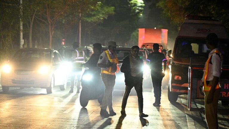 A school bus driver imprisoned for driving under the influence of alcohol in Hyderabad
