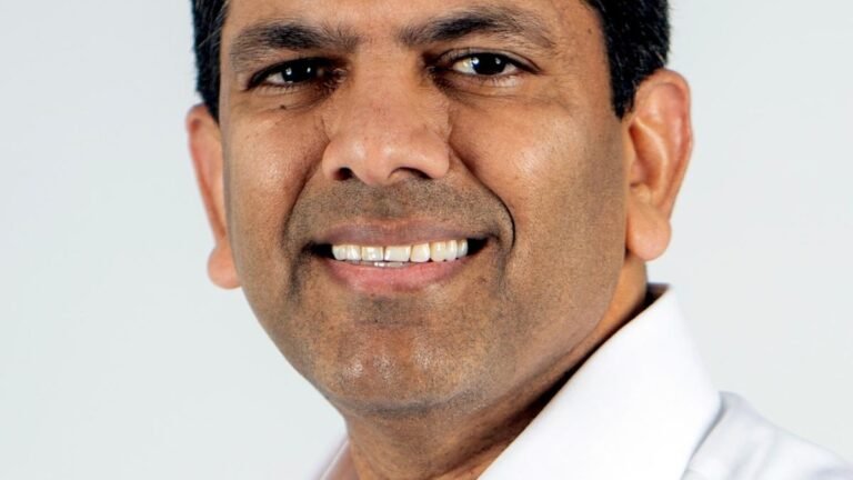 Pemmasani puts a stone for Shaadi Khana in Prattad in the district of Guntur