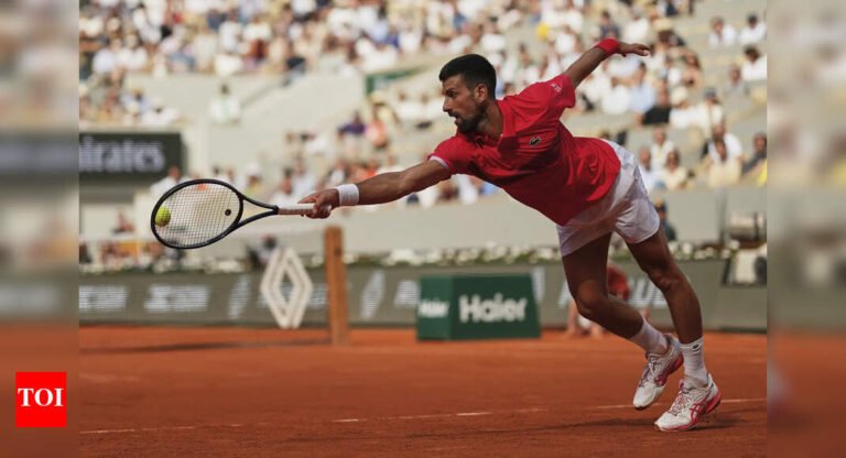 Novak Djokovic reaches 100. Victory in Roland Garros, advance to the quarterfinals | Tennis messages – Times of India