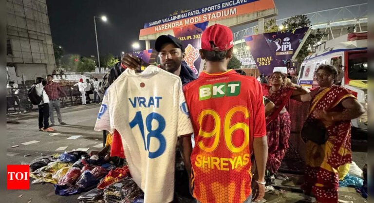 IPL 2025 FINAL, RCB VS PBKS: Mood in Ahmedabad completely dry before clash of the title | Cricket messages – Times of India