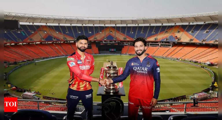 IPL MATCH TODAY, PBKS VS RCB: Team prediction, head to head, Pitch report, Ahmedabad Weather Update | Cricket messages – Times of India