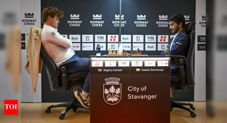 “He blindly pushed … On a normal day I win this game”: Magnus Carlsen in painful loss D Gukesh | Chess News – Times of India