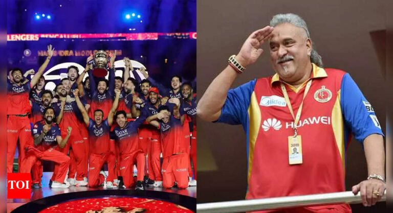 ‘EE SALA CUP NAMDE’: former owner of Vijay Mallya is honored after the historic victory of IPL RCB | Cricket messages – Times of India