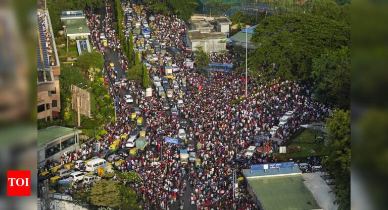 Watch: Fans are rising trees and buses to witness the IPL RCB | Cricket messages – Times of India