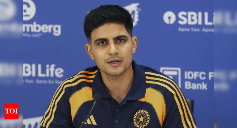 “The feeling I am not very used to”: SHUBMAN GILL Before his first press conference as a test captain – watch | Cricket messages – Times of India