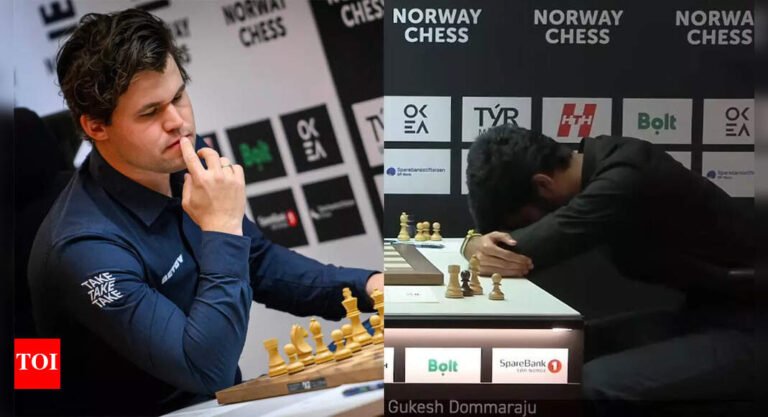 Norway Chess: D Gukesh in the final round; Magnus Carlsen Clinches 7. Chess News – Times of India