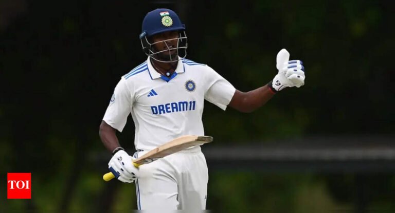 Exclusive TOI: “Victory means more than statistics and milestones” – Sai Sudharsan ready for his biggest test in England | Cricket messages – Times of India