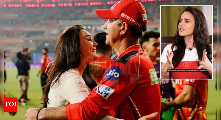“You have to sit with me in the excavation”: PBKS coach Ricky Ponting on Preity Zinta, justifies the aggressive nature on the pitch | Cricket messages – Times of India
