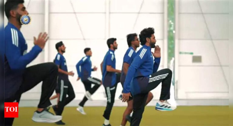 Follow: Team India hits the ground in England: BCCI shares the first training visuals before the test series | Cricket messages – Times of India