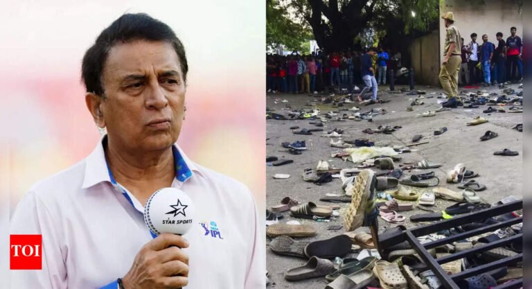 Tragedy of RCB celebrations: Sunil Gavascar mourning the victims of StamPede; He says, “If they won it in the first few years …” | Cricket messages – Times of India