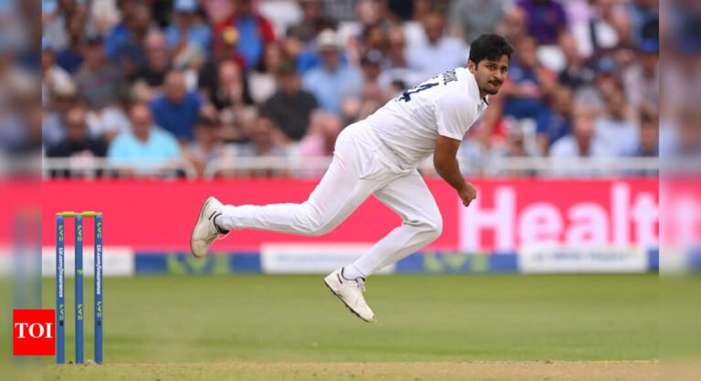 “Abhimanyu Easwarean no. 3, no place for SHARDUL THAKUR ‘: ex -India coach predicts that India plays XI vs England | cricket reports – Times of India