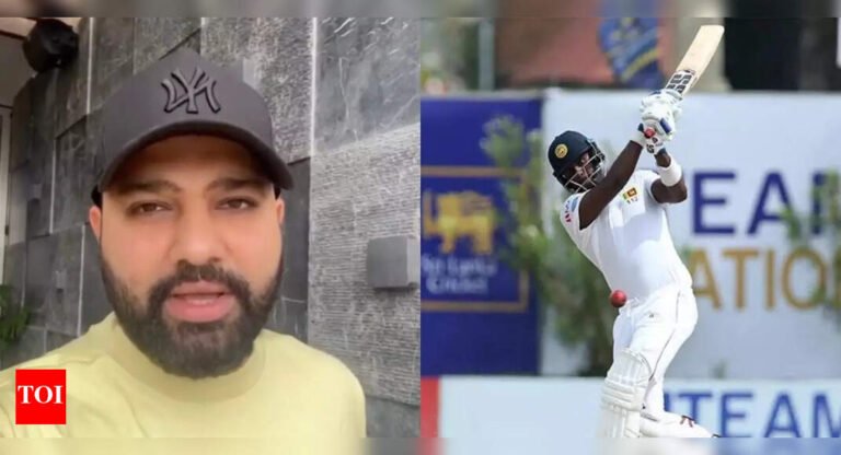 Watch, “We had quite good battles,” Rohit Sharma sends Angelo Mathews message before the farewell test Cricket messages – Tech Word News