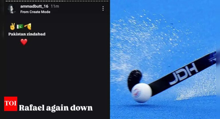 ‘Rafael Down Again’: Pakistani Male Hockey Team Captain Ammad Butt ridicules India after defeating France; Post goes viral | Hockey Messages – Tech Word News