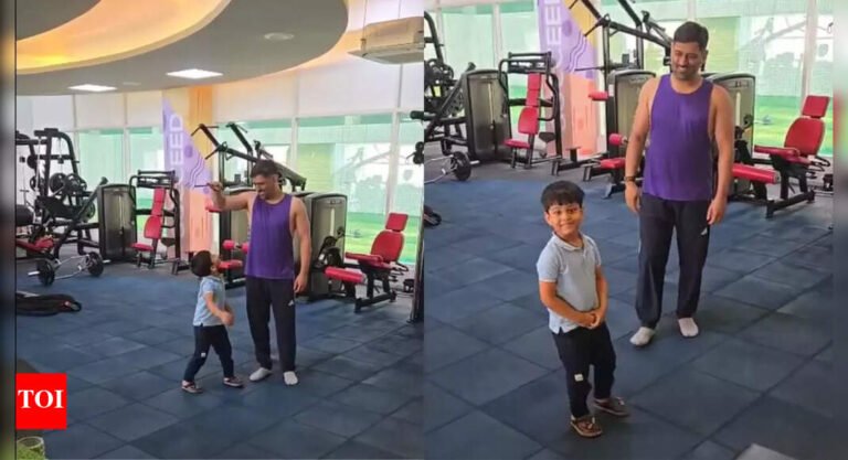 ‘Mahi bhaiya …’: Ex -india Cricter is shared by the delightful video of Mrs. Dhoni playing with her son – Watch | Cricket messages – Tech Word News