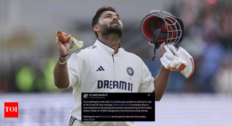 Inde VS vs ENG: “It continues to increase the bar”, LSG owner Sanjiv Goenka issues lengthy praise for Rishabh Pant | Cricket messages – Tech Word News