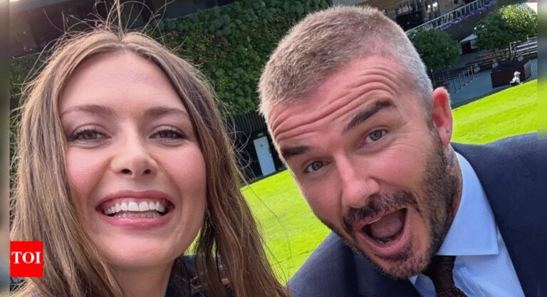 Watch: Maria Sharapova, David Beckham will surprise Wimbledon 2025 look; England Kriketer also there Tennis messages – Tech Word News