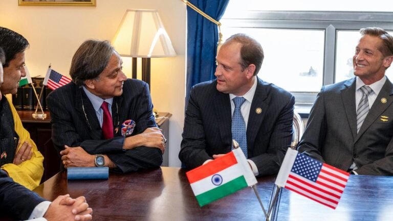 SHASHI THAROOR NA KERFUFUFFLE over Trump’s demands on India-Pakistan’s convenience.