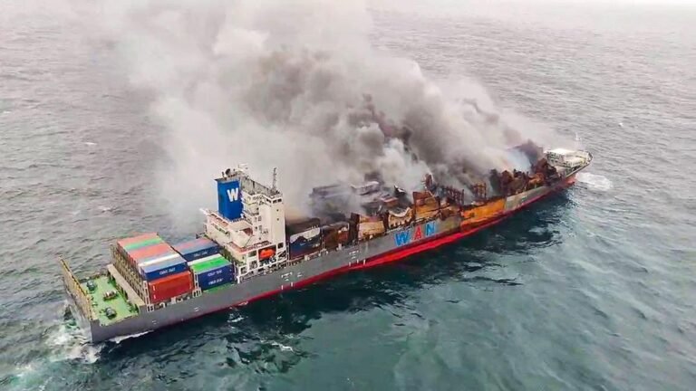 Fire aboard the Singapore Flagged ship partially contained: dgs