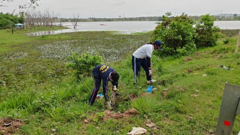 Cleanliness Driving at Varuna Lake from NCC Cadets