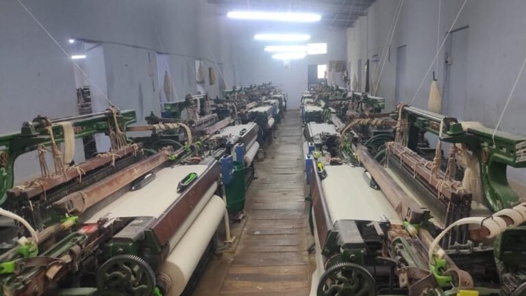 A study by Anna University requires a transition from old weaving conditions to reduce noise pollution