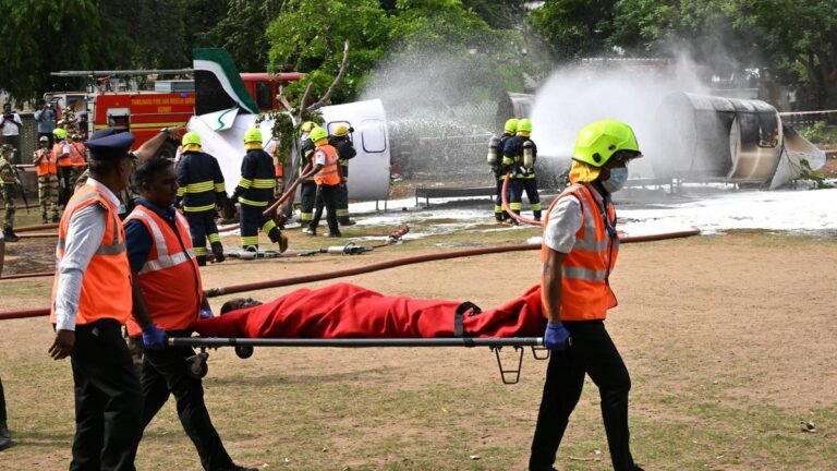 Ahmedabad Flight Crash, AAI performs full emergency exercises at Chennai airport