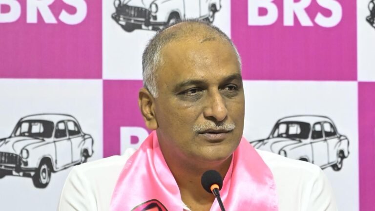Harish Rao urge SEBI to probate the Gachibowli Land Agreement in contradiction with standards