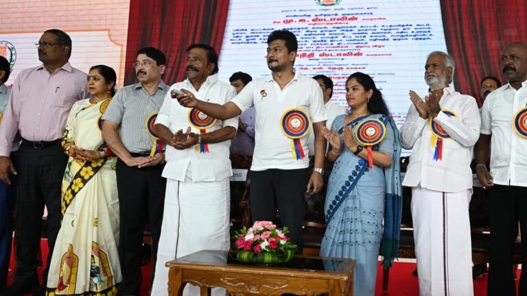 Udhayanidhi launches city development projects worth 975.63 crore