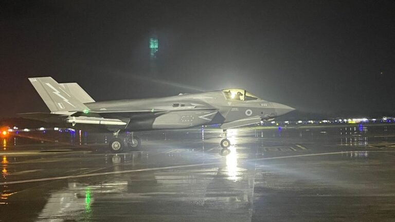 The British fighter F-35B remains grounded at Thiruvananthapuram airport