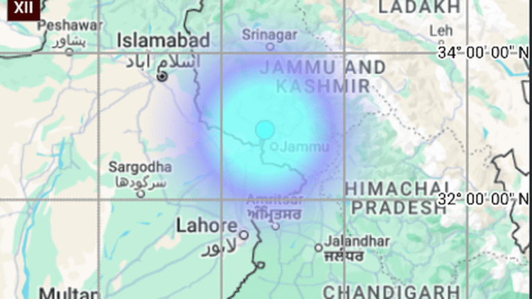 3.6 hits of the J&K airports; No reports of loss of life or damage to property
