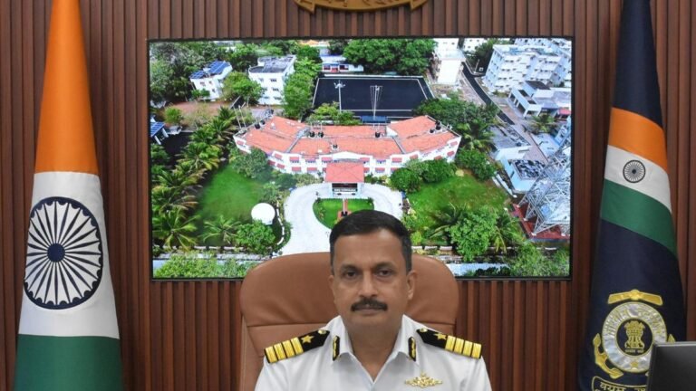 Commander Suresh R. Kurup assumes the command of the Coast Guard station, Vishinjam
