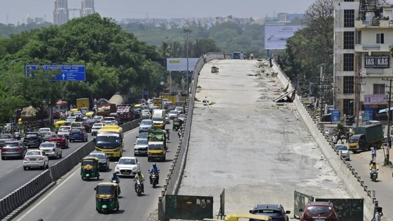 Hebbal Flover is missing another term, BDA repair 15 August as a revised opening date for a new ramp