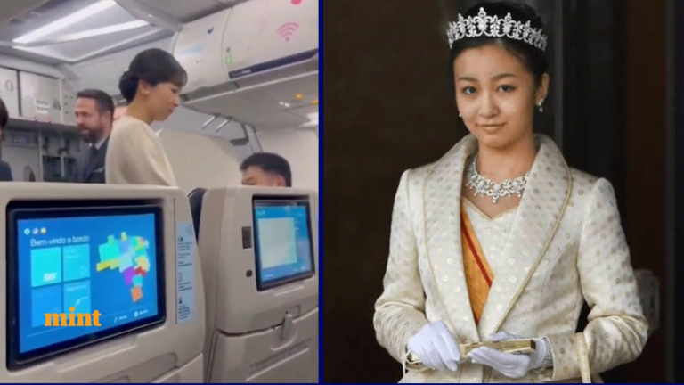 Viral Video: The Japanese princess travels through the economy, falls asleep in flight; Social media call her “porcelain doll” Tech Word News