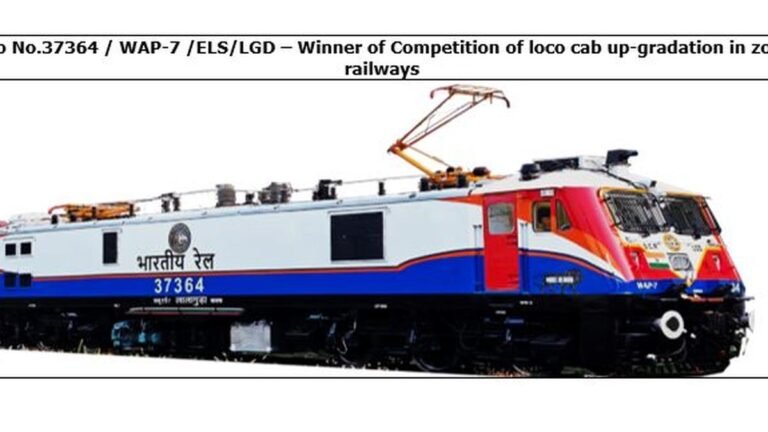 LALLAGUDA’S SCR Electric Loco Shed Bags First Prize ‘Beauty Contest for Electric Locomos’