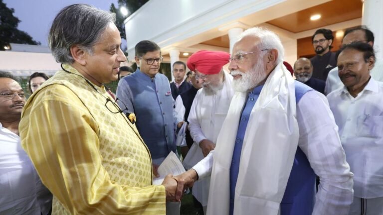 PM Modi meets members of delegations of all parties