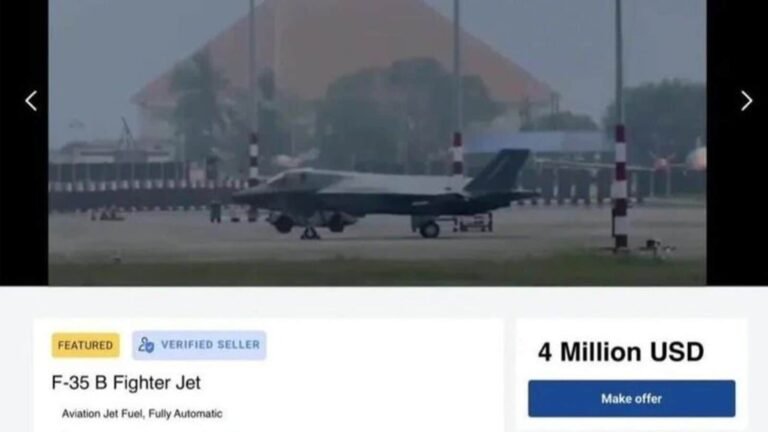 British Fighter Jet F-35B for sale on OLX? Here is the truth about the aircraft grounded at Thiruvananthapuram Airport | Tech Word News
