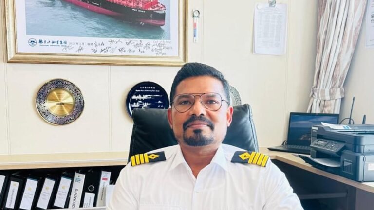 Keralite at the rudder of the largest container ship in the world