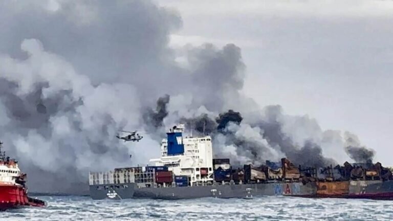 Singapore managed cargo ship fire from the coast of Kerala partially contained, says DGS | Tech Word News