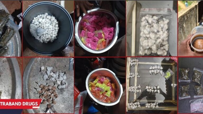 TGANB BUSTS GOA-to-HYDERABAD DRUG NETWORK, Narcotics worth 1.64 Crore and £ 49.65 Lakh Cash confiscated