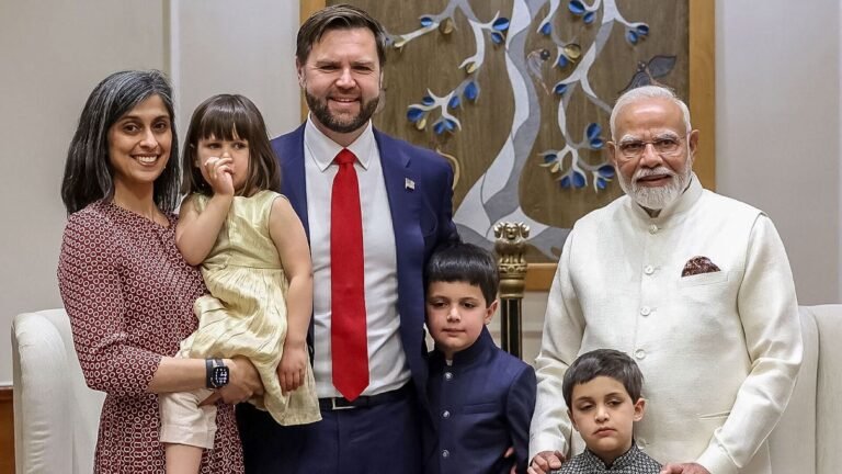 Usha Vance remembers the meeting with PM modi “very special”, India visits “Trip of Lifetime” | The news today