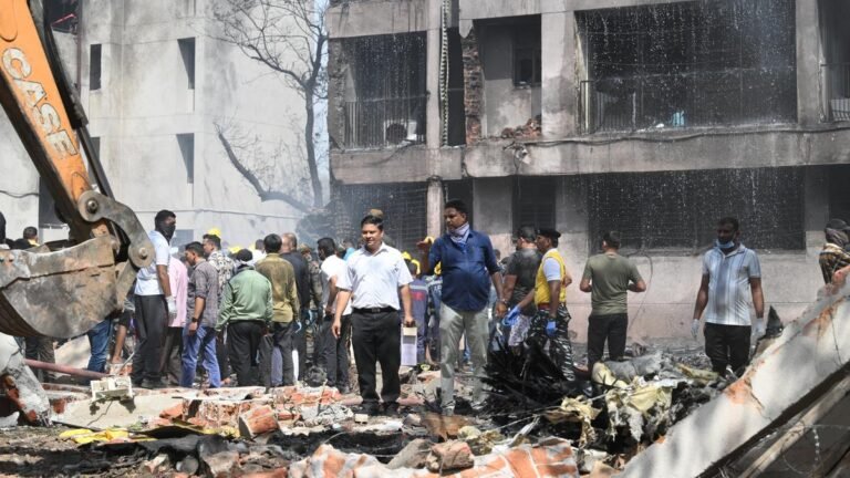 Search continues for a woman and a child after a missing Air India accident on BJ Medical College