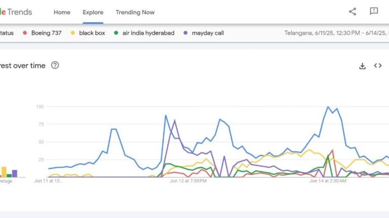 What India was looking for after an Air India crash: Digital reflection of collective anxiety